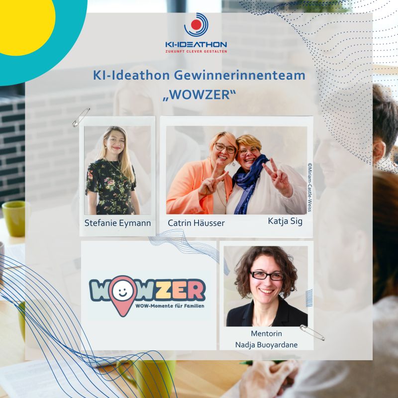 KI-Ideathon Gewinnerinnenteam WOWZER