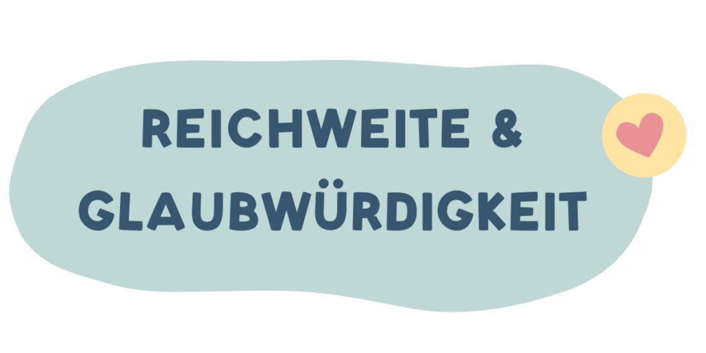 Reichweite & Glaubwürdigkeit