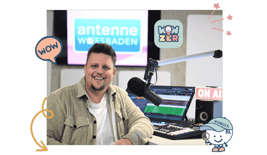 Ausflug Wiesbaden mit Kindern: WOWZER jetzt im Radio bei Antenne Wiesbaden