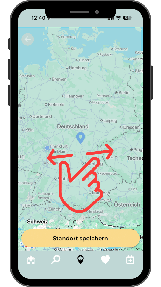 Schritt 3 · Region verschieben