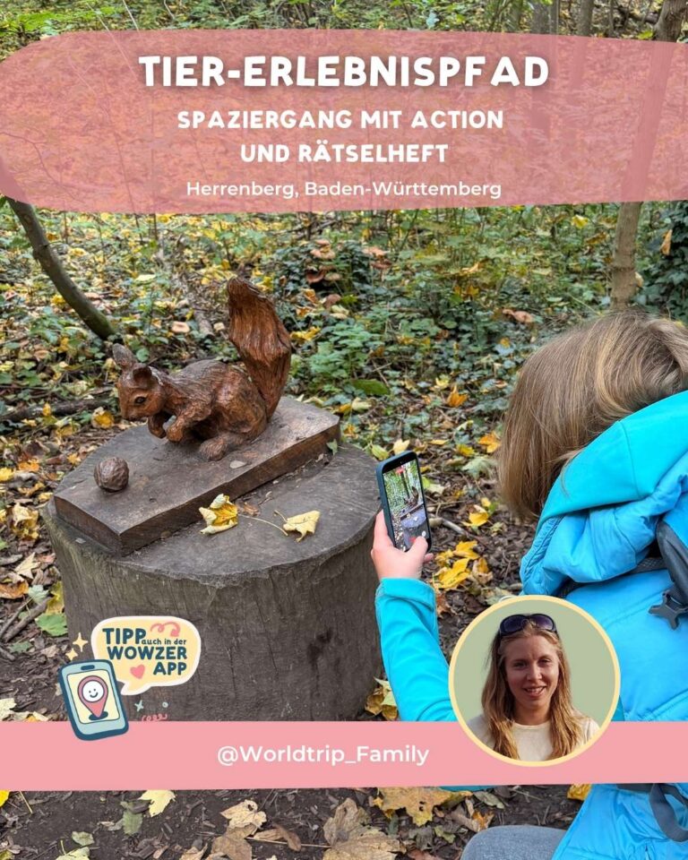 Tier-Erlebnispfad Spaziergang mit Action und Rätselheft Herrenberg, Baden-Württemberg