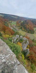 Aussichtstraum von der Burgruine im Lautertal