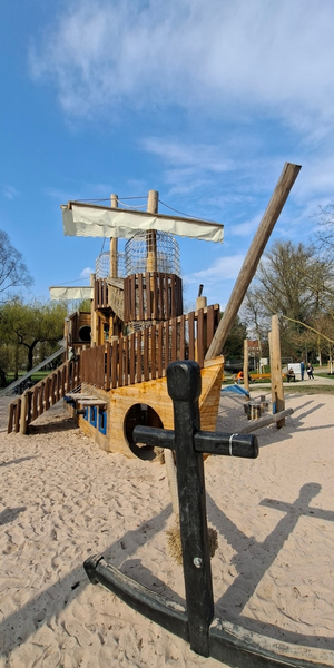 Spielplatz im Blaupark in Ulm