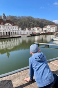 Das Hafenbecken in Bad Karlshafen