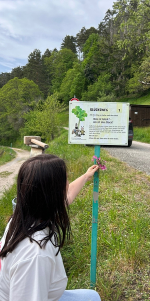 Glücksweg Bermersbach am Rande des Schwarzwalds