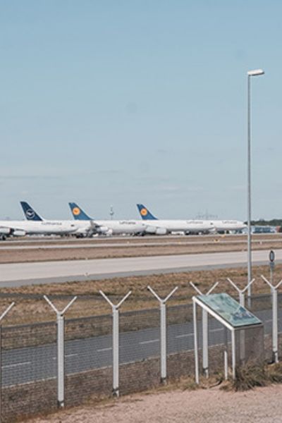 Plattform an der Düne in Frankfurt