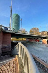 Skaterpark Friedensbrücke in Frankfurt