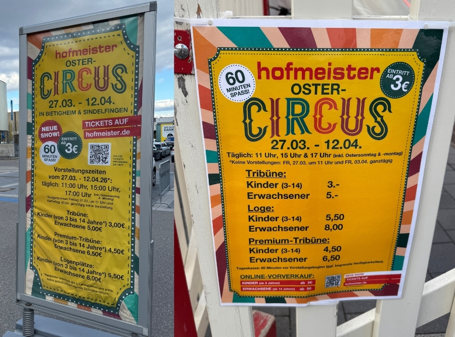 Ostercircus Hofmeister Sindelfingen – Ausflug mit Kindern, Foto 8