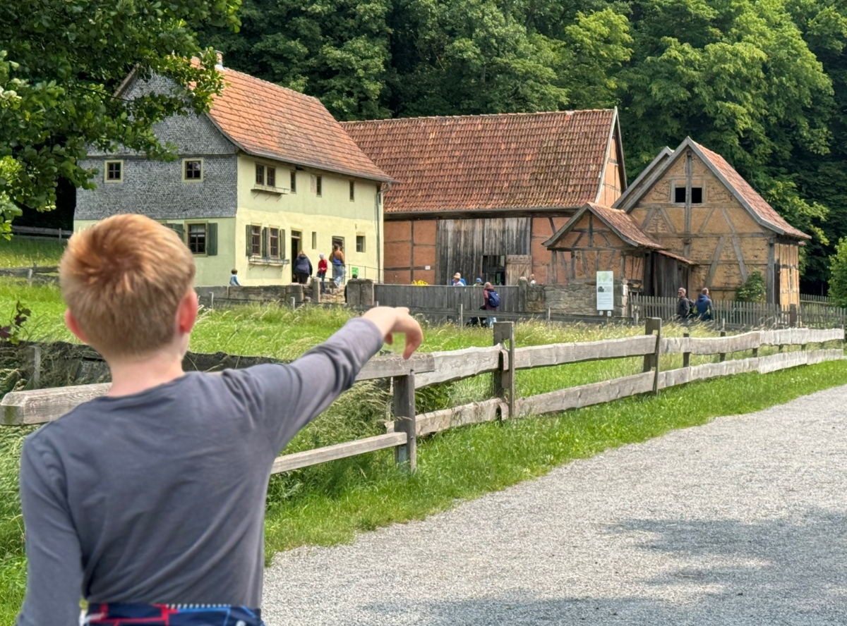 Fränkisches Freilandmuseum Fladungen – Ausflug mit Kindern, Foto 2