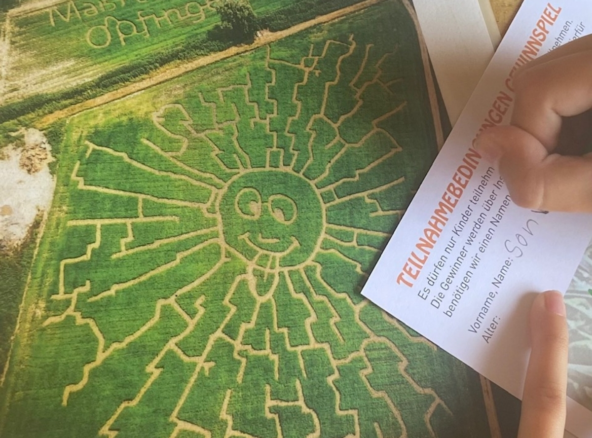 Maisfeld-Labyrinth Opfingen – Ausflug mit Kindern, Foto 2