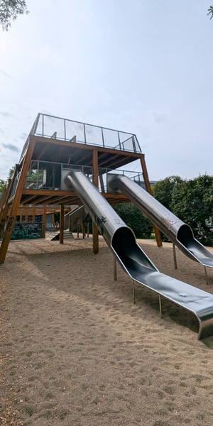 Bastion Merkur Spielplatz mitten in Dresden
