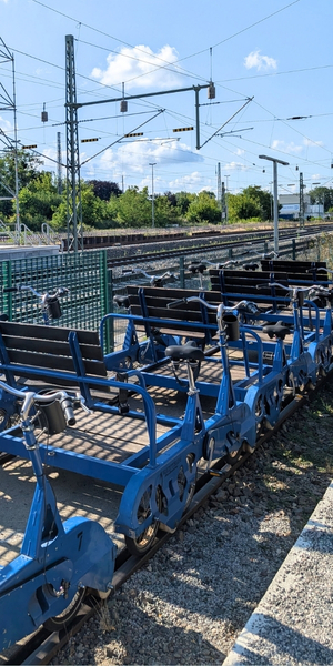 Erlebnisbahn Zossen: Draisinen-Fahrt