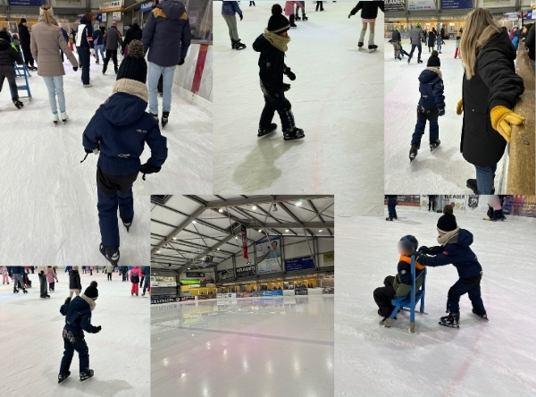 Eislaufen im Winter Eishalle Reutlingen – Ausflug mit Kindern, Foto 3