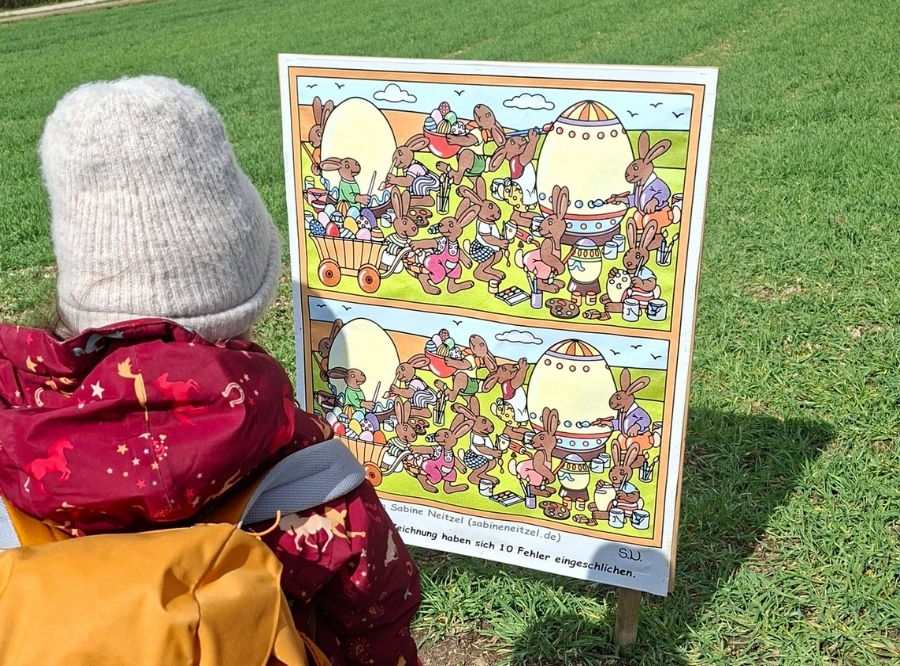 Frühlings- und Osterweg in Mundingen – Ausflug mit Kindern, Foto 9