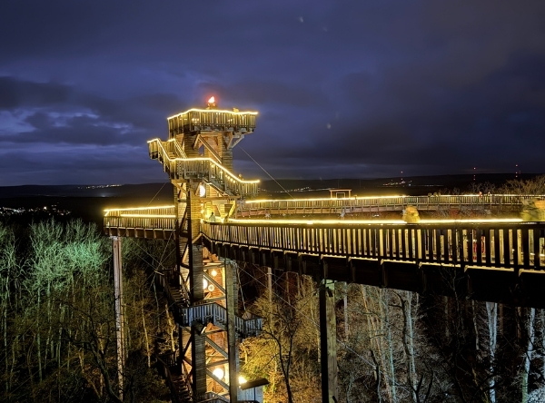 Baumwipfelweg Bad Camberg: Lichterzauber – Ausflug mit Kindern, Foto 3