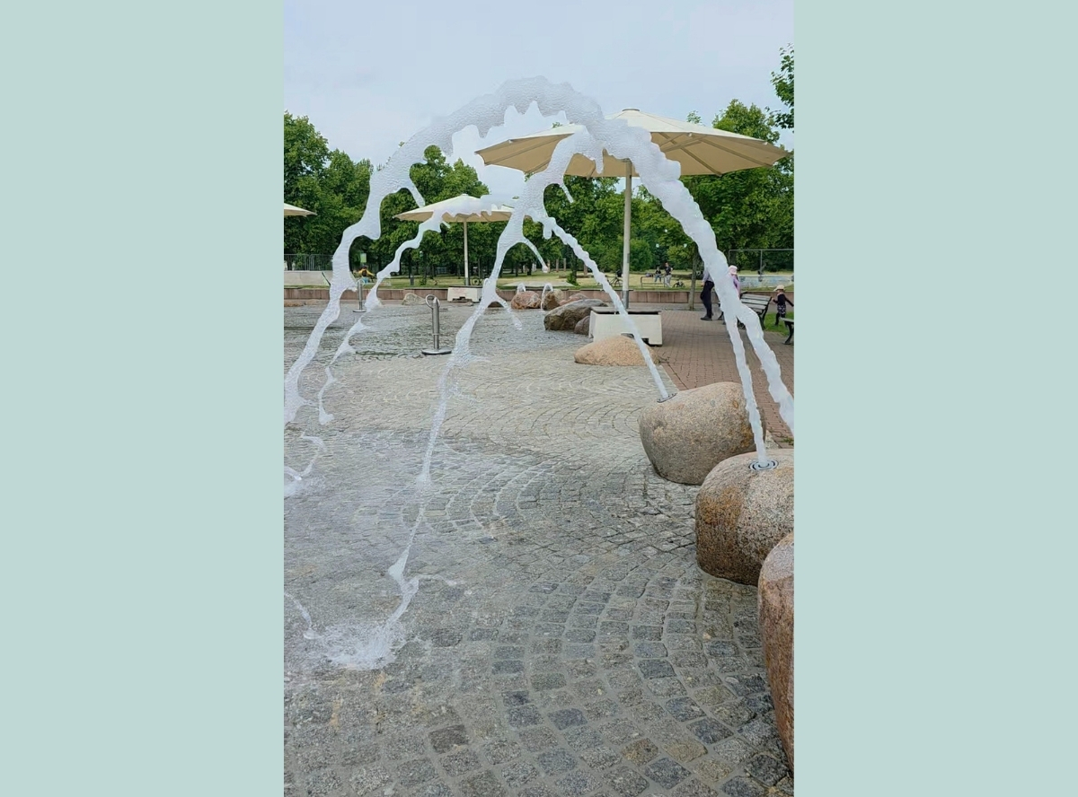 Wasserpielplatz Niddapark – Ausflug mit Kindern, Foto 3