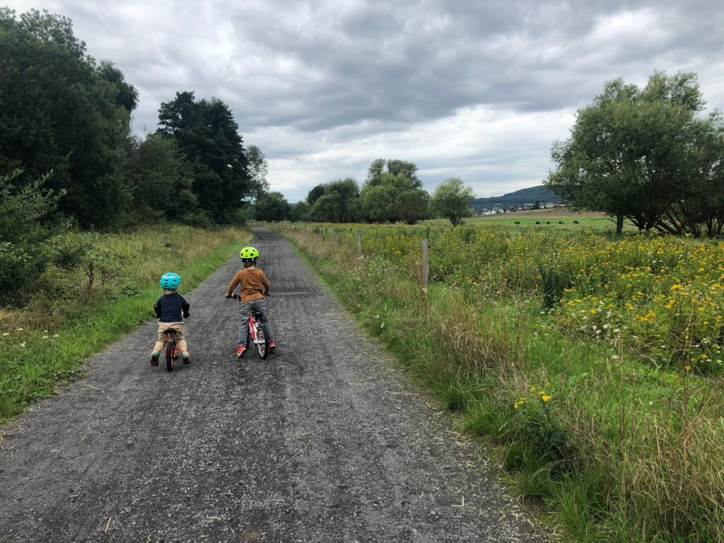 Thürer Wiesen Radweg in Thür