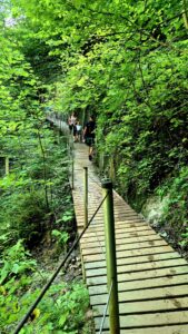 Abkühlung am Eistobel in Grünenbach