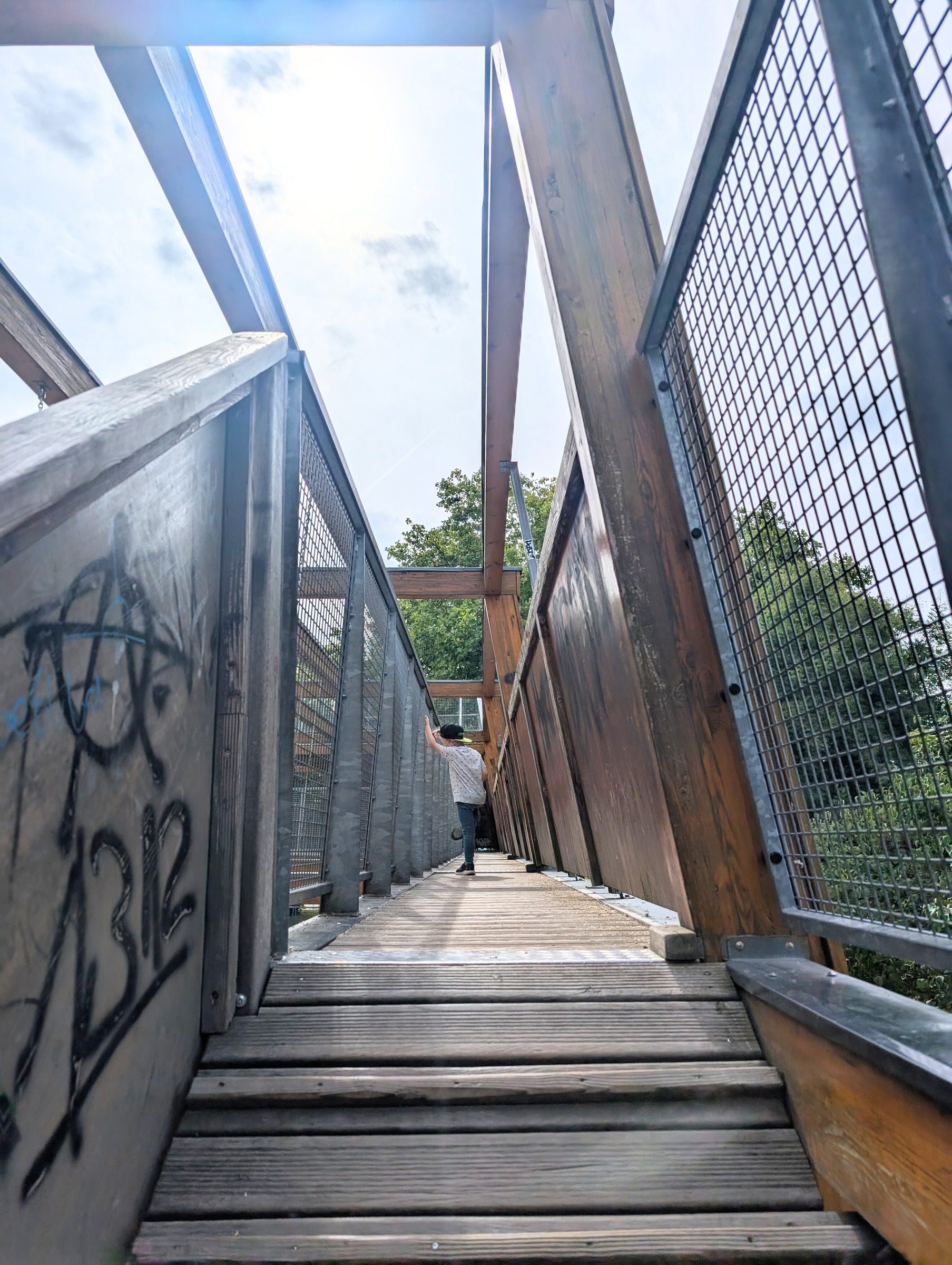 Bastion Merkur Spielplatz mitten in Dresden – Ausflug mit Kindern, Foto 5