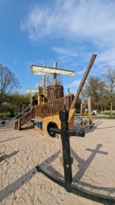 Spielplatz im Blaupark in Ulm