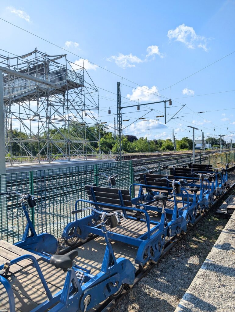 Erlebnisbahn Zossen: Draisinen-Fahrt