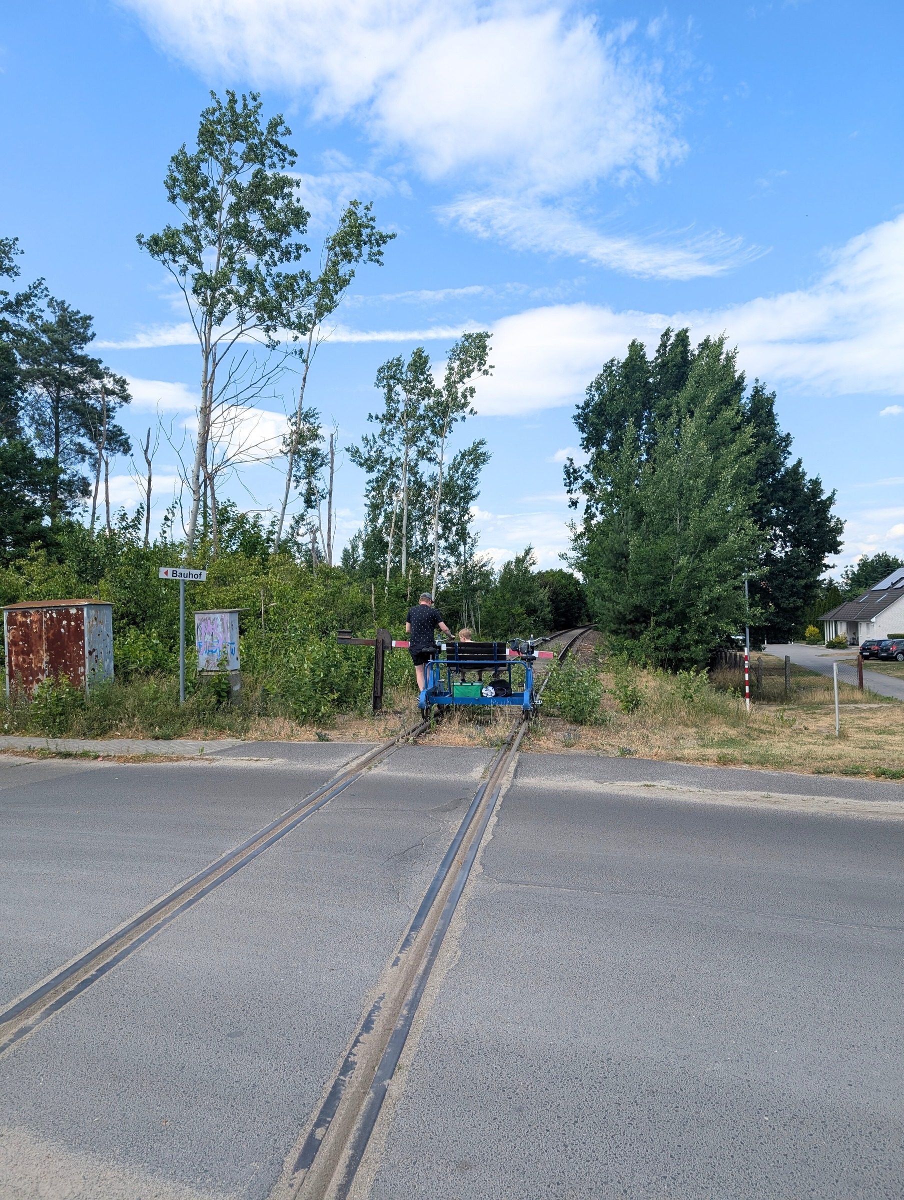 Erlebnisbahn Zossen: Draisinen-Fahrt – Ausflug mit Kindern, Foto 2
