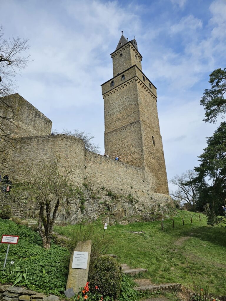 Burg Kronberg mit Skylineblick