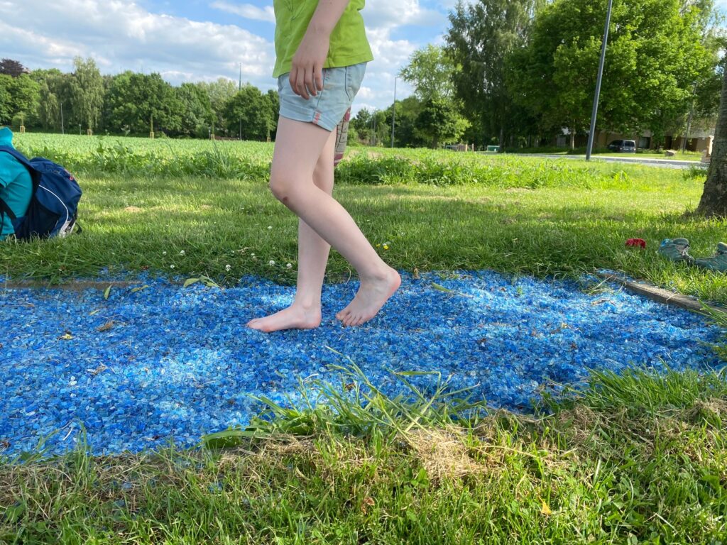 Unterwegs auf dem Barfusspfad Havixbeck