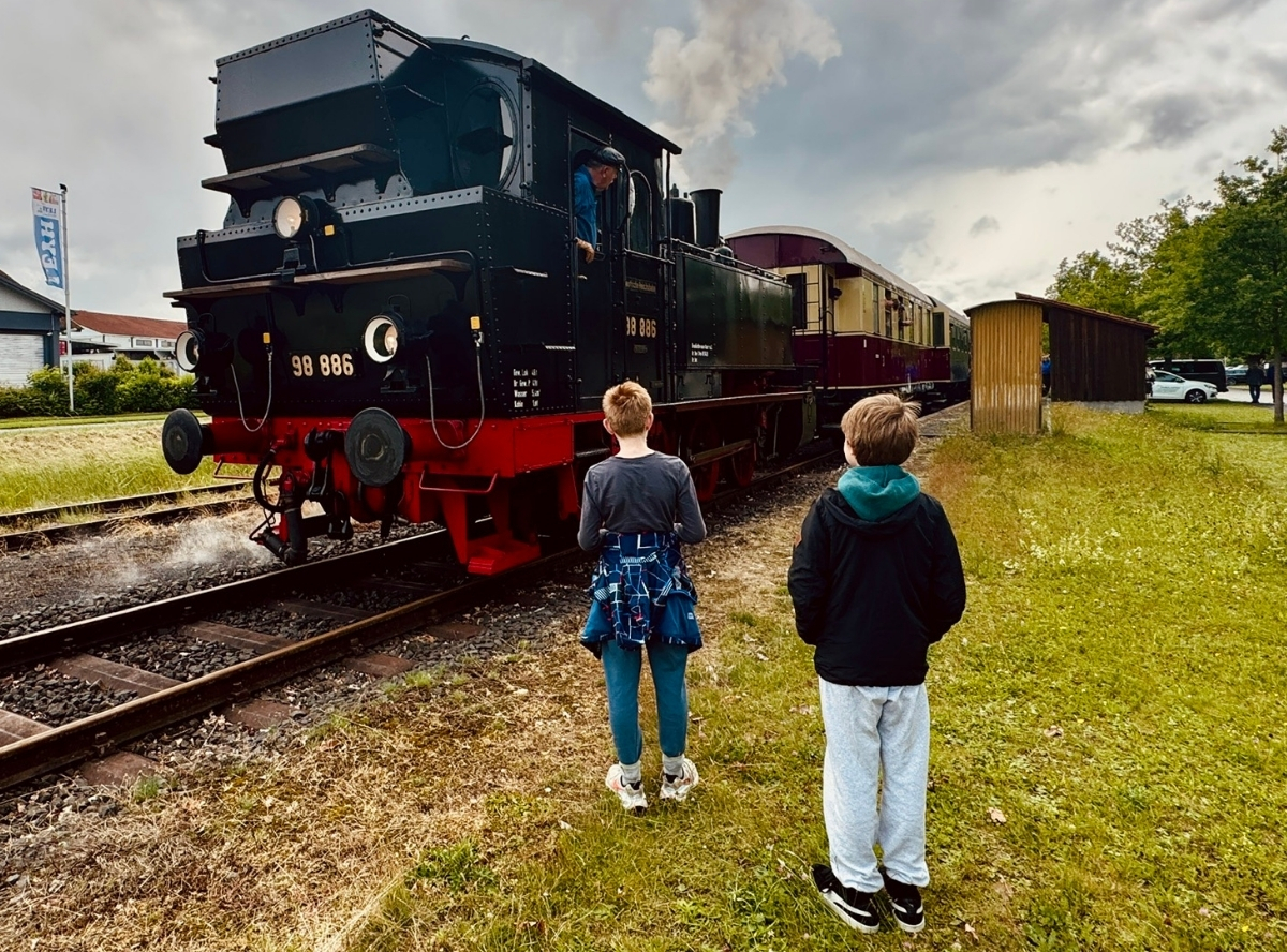 Dampflok-Fahrt mit dem Rhön-Zügle – Ausflug mit Kindern, Foto 3