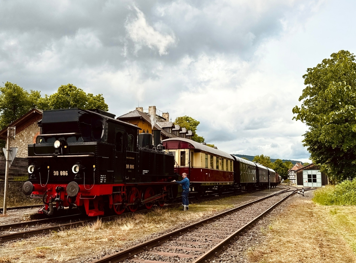 Dampflok-Fahrt mit dem Rhön-Zügle – Ausflug mit Kindern, Foto 7