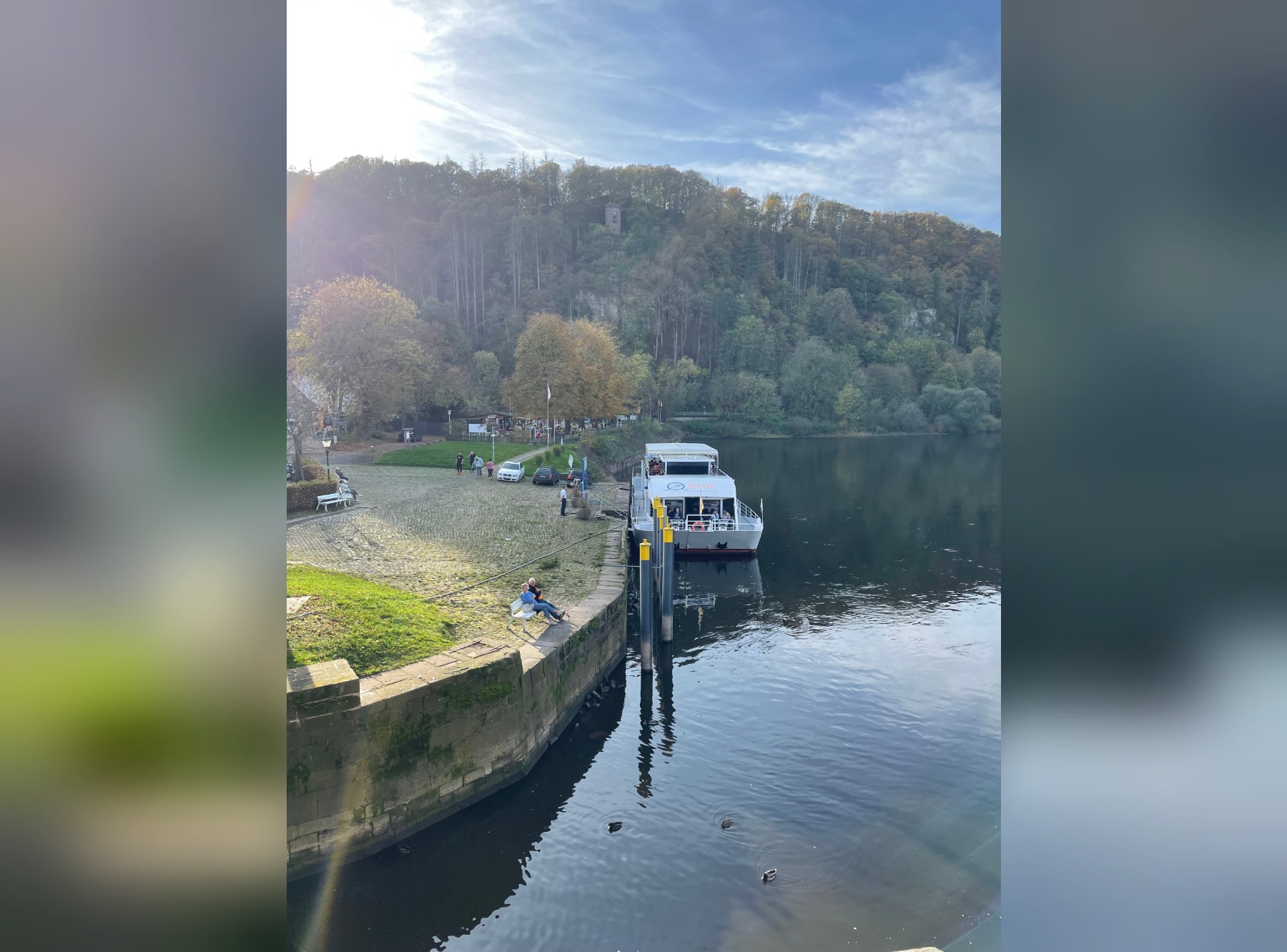 Das Hafenbecken in Bad Karlshafen – Ausflug mit Kindern, Foto 2