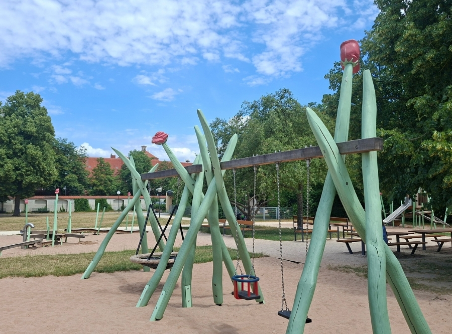 Spielen im Lustgarten in Ulm – Ausflug mit Kindern, Foto 4