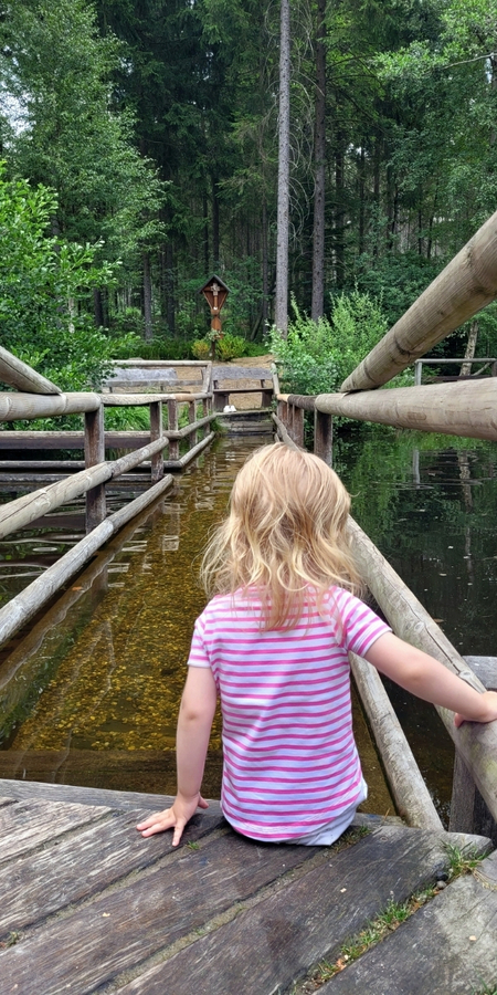 Wassertretbecken im Nixenweiher
