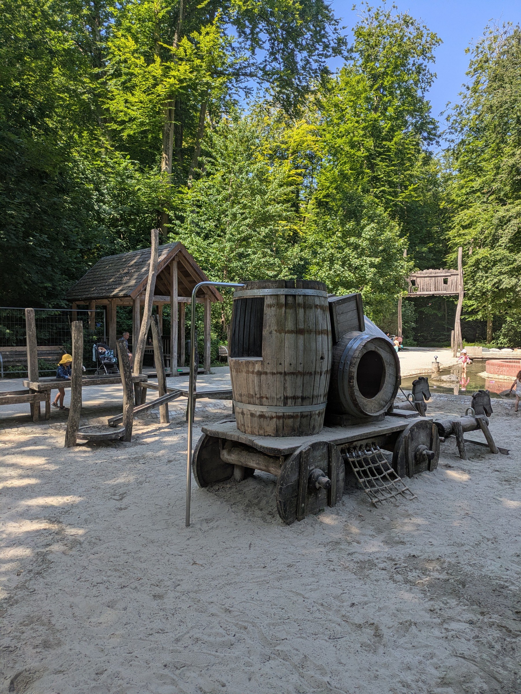 Stadtpark Erding mit Wasserspielplatz – Ausflug mit Kindern, Foto 4