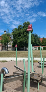 Spielen im Lustgarten in Ulm